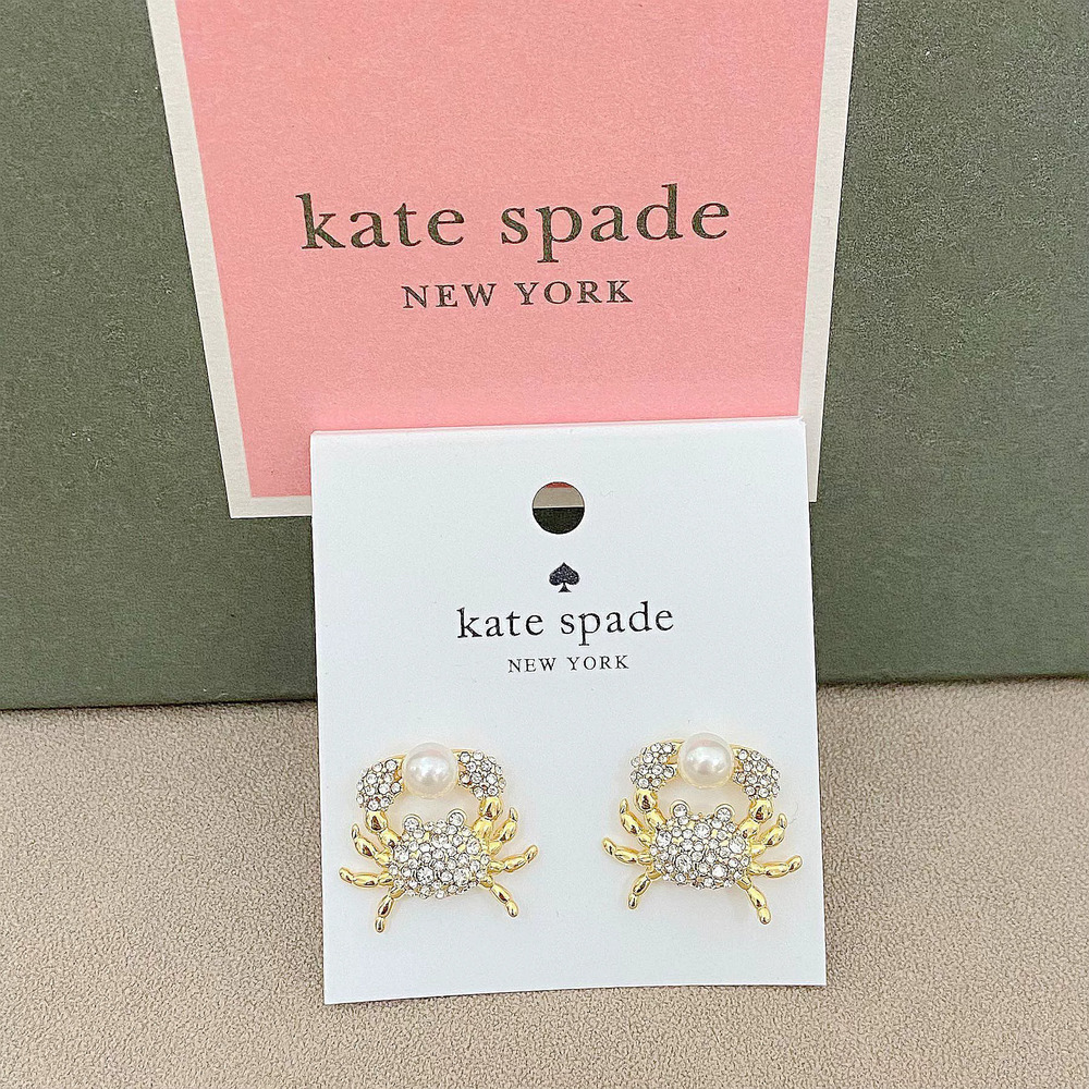 kate spade Diamond Small Crab Design Earrings